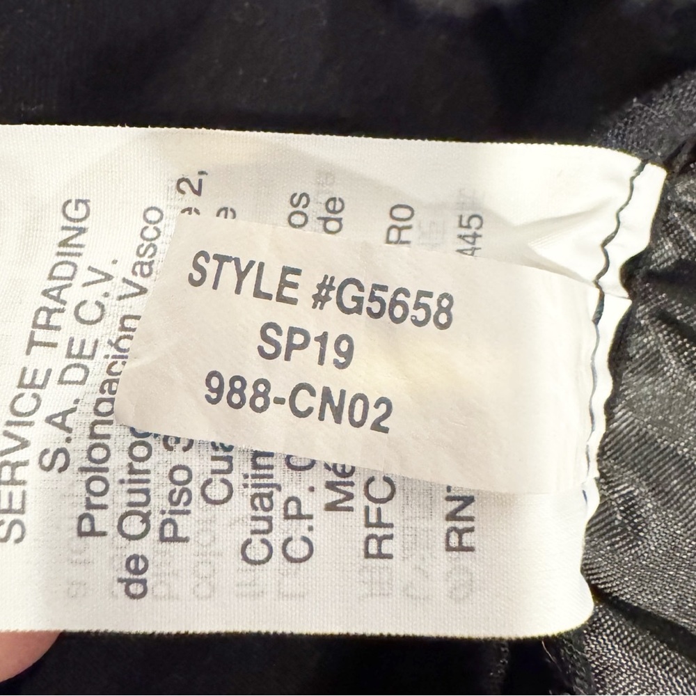 Madewell | 100% Viscose Track Trousers in True Black Sz. S - Picture 7 of 7